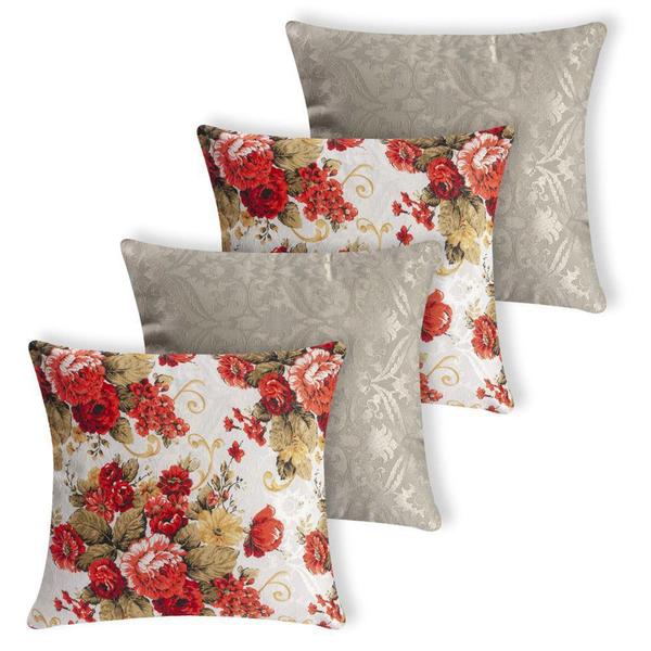 Kit 4 capas de Almofada Jacquard Manchester - 2029 - Do Lar Decoração Imagem de Kit 4 capas de Almofada Jacquard Manchester - 2029 - Do Lar Decoração