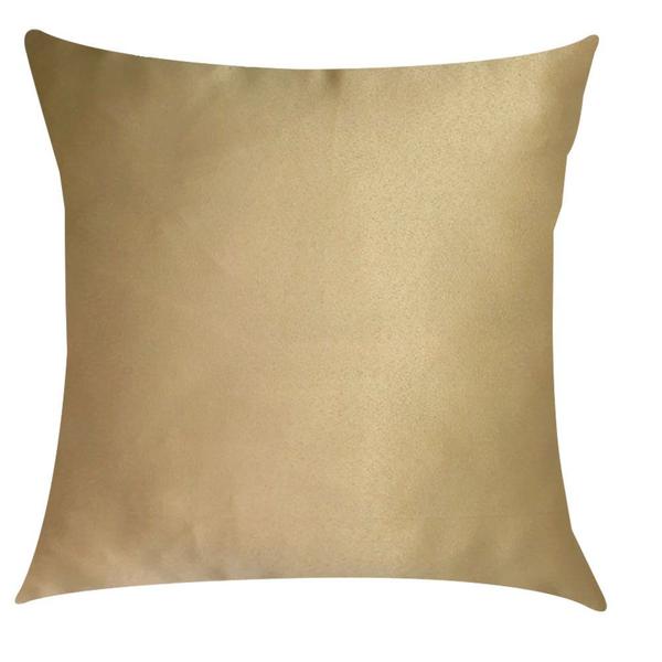 Kit 4 Capas de Almofadas Composê Capitonê Bege e Dourado Liso 45cmx45cm - Sua Casa Decor Imagem de Kit 4 Capas de Almofadas Composê Capitonê Bege e Dourado Liso 45cmx45cm