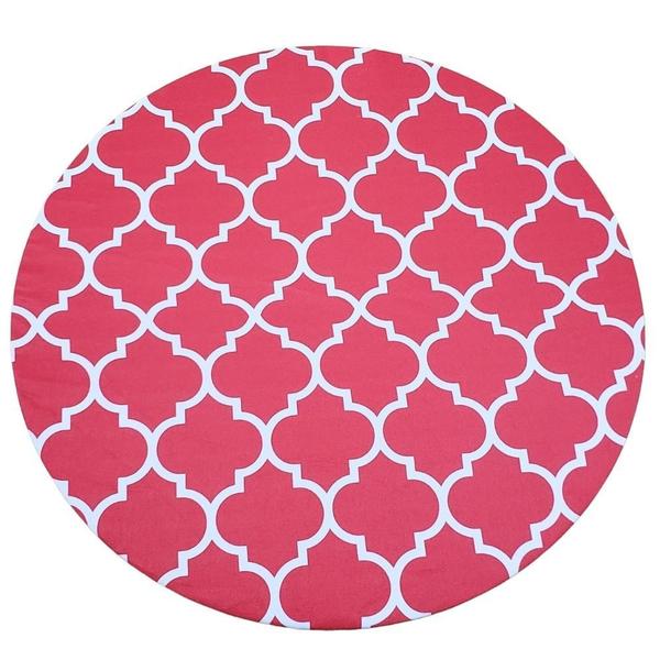 Imagem de Kit 4 Capas Sousplat Arabesco Vermelho 35cmx35cm