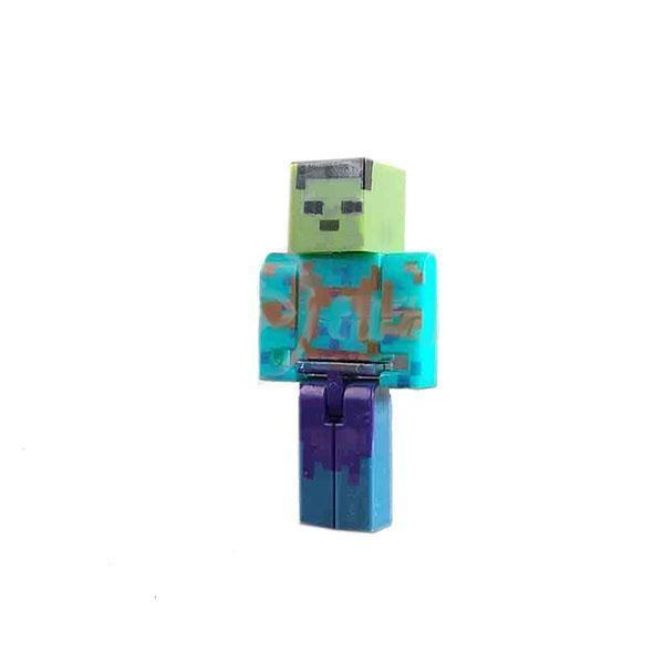 Imagem de Kit 4 Cartela Minecraft Dragão 20 Bonecos + 4 Bloco Zombie