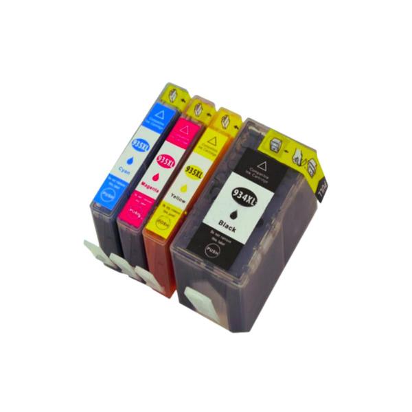 KIT 4 Cartuchos AG compatíveis com Officejet 934XL 935XL para 6230 6830 - KIT Completo - Agera Imagem de KIT 4 Cartuchos AG compatíveis com Officejet 934XL 935XL para 6230 6830 - KIT Completo