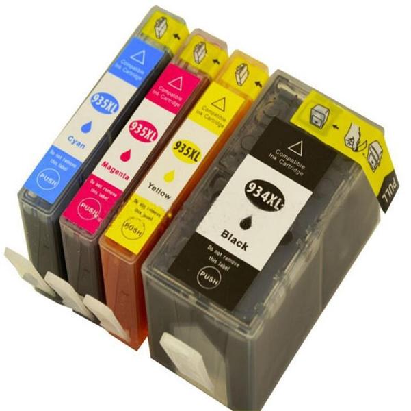 KIT 4 Cartuchos AG compatíveis com Officejet 934XL 935XL para 6230 6830 - KIT Completo - Agera Imagem de KIT 4 Cartuchos AG compatíveis com Officejet 934XL 935XL para 6230 6830 - KIT Completo
