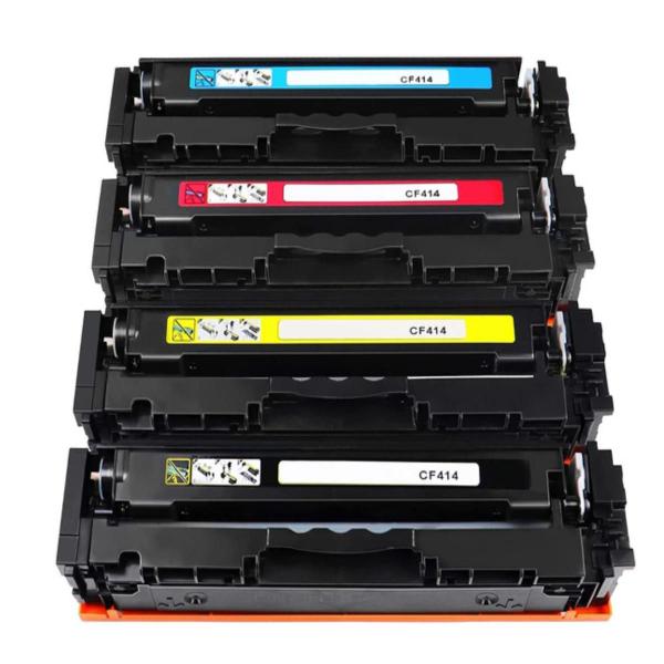 Imagem de Kit 4 Cartuchos de Toner Cf414a W2020 Compatível M454DW M454DN MFP M479FDW M479DW M479FDN Sem Chip