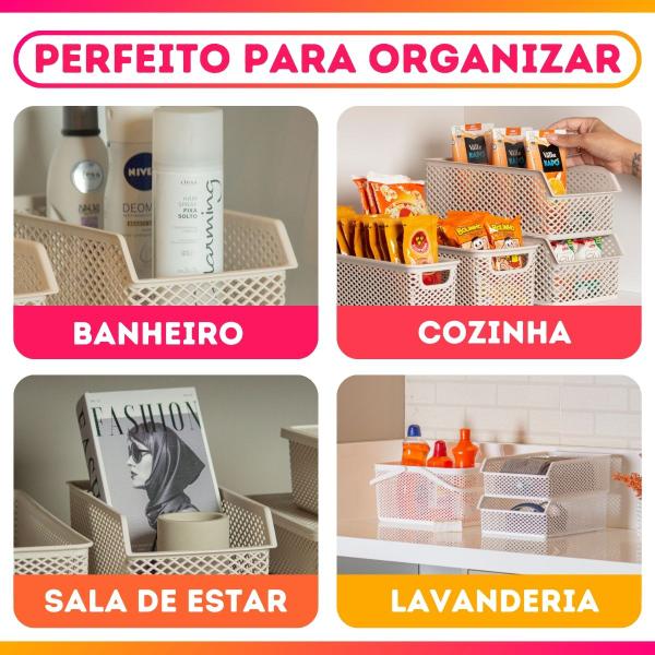 Imagem de Kit 4 Cestos Organizadores - Línea - Pequeno - PAI