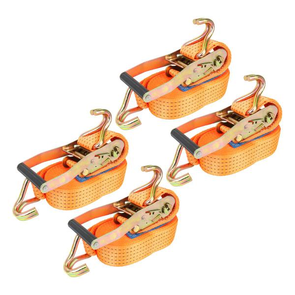 Kit 4 Cinta Catraca 5 Toneladas Amarração Carga Caminhão 9m - MIX Imagem de Kit 4 Cinta Catraca 5 Toneladas Amarração Carga Caminhão 9m