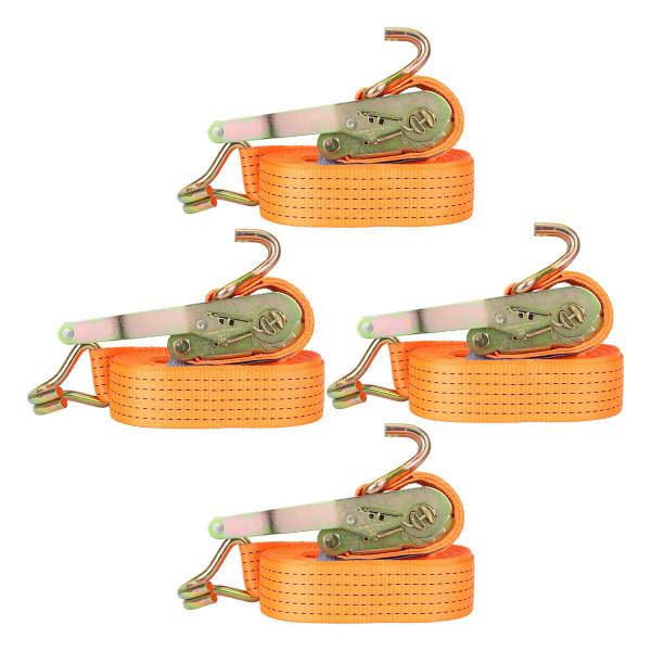 Kit 4 Cinta Catraca 5 Toneladas Amarração Carga Caminhão 9m - MIX Imagem de Kit 4 Cinta Catraca 5 Toneladas Amarração Carga Caminhão 9m