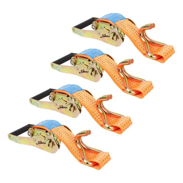 Kit 4 Cinta Catraca 5 Toneladas Amarração Carga Caminhão 9m - MIX Imagem de Kit 4 Cinta Catraca 5 Toneladas Amarração Carga Caminhão 9m