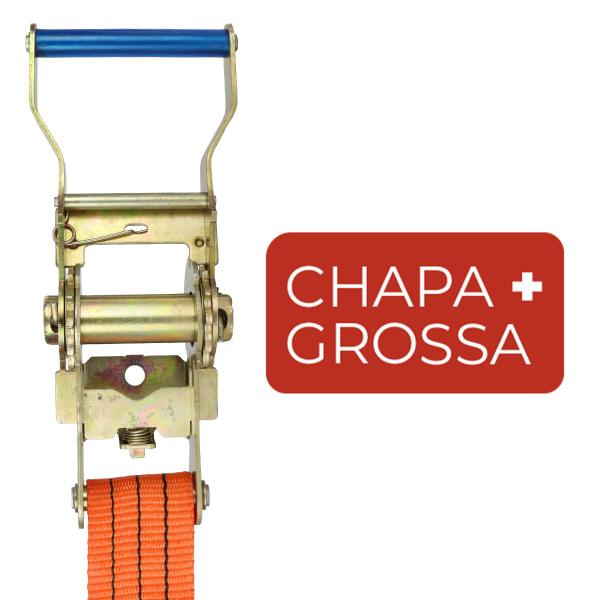Kit 4 Cinta Com Catraca Nacional Amarração Carga 3Ton 9 Mts - BRAVUS Imagem de Kit 4 Cinta Com Catraca Nacional Amarração Carga 3Ton 9 Mts