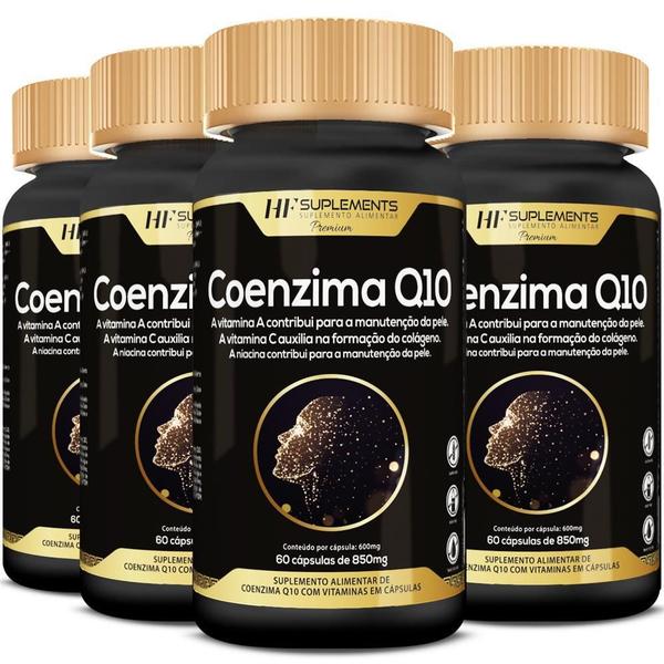 Imagem de Kit 4 Coenzima Q10 Vitamin Complex 850 Mg 60 Caps Hf