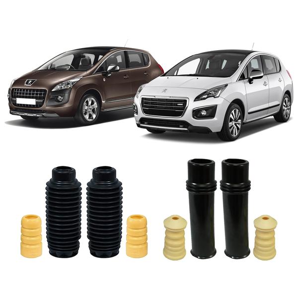 Imagem de Kit 4 Coifa + Batente Amortecedor Peugeot 3008 2014-2016