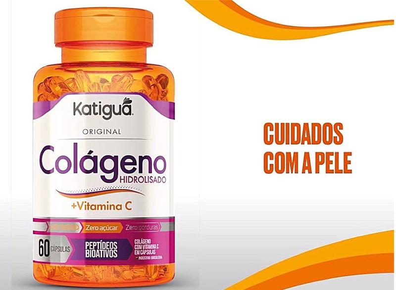 Imagem de Kit 4 Colágeno Hidrolisado + Vitamina C 60 Capsulas. Katigua