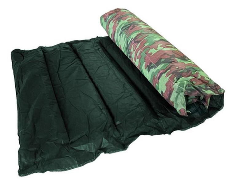 Imagem de Kit 4 Colchonete Solteiro Com Travesseiro Camping Camuflado