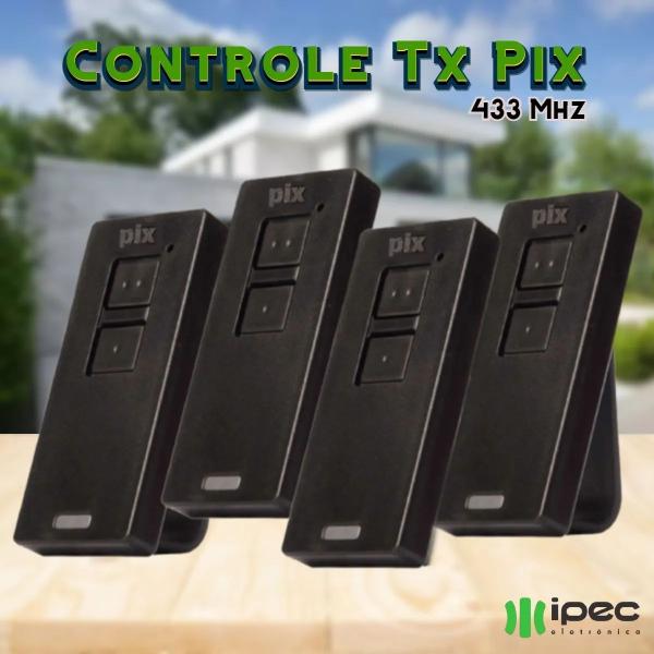 Kit 4 Controle Remoto Portão Universal Ppa Rcg Garen 433mhz - Ipec Imagem de Kit 4 Controle Remoto Portão Universal Ppa Rcg Garen 433mhz