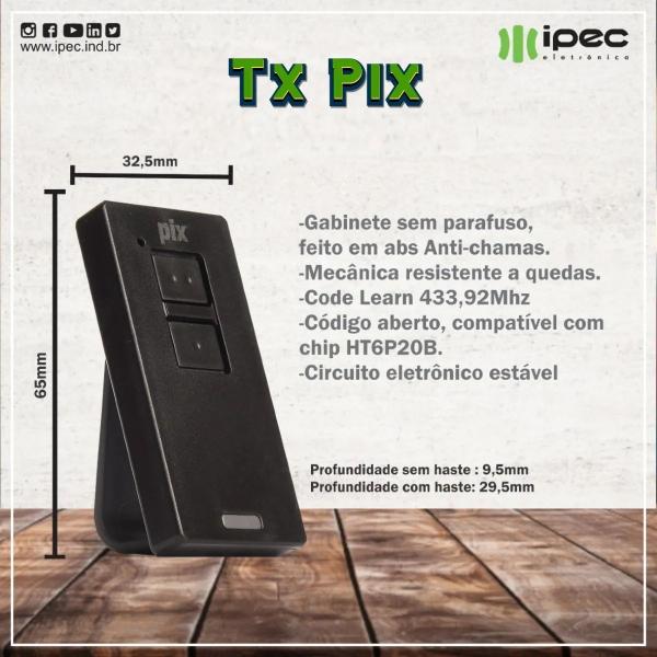 Kit 4 Controle Remoto Portão Universal Ppa Rcg Garen 433mhz - Ipec Imagem de Kit 4 Controle Remoto Portão Universal Ppa Rcg Garen 433mhz