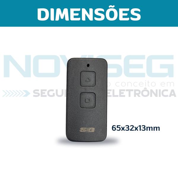 Imagem de Kit 4 Controles Remoto Para Portão Automático Deslizante Basculante Pivotante Frequência 433,92MHz