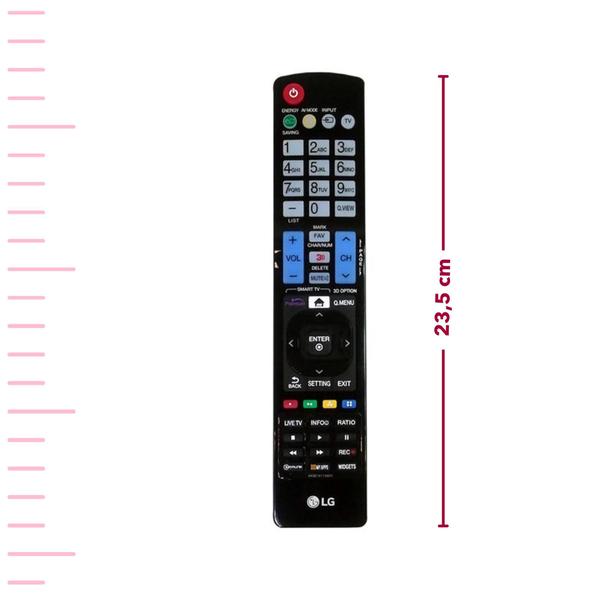 Imagem de Kit 4 Controles Remotos LG Smart TV 3D AKB74115501