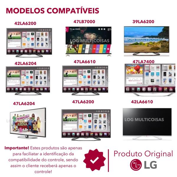 Imagem de Kit 4 Controles Remotos LG Smart TV 3D AKB75055701