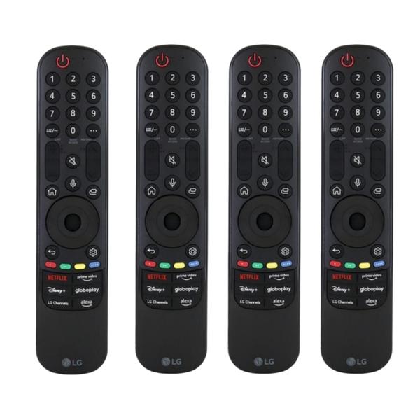 Imagem de Kit 4 Controles Smart Magic MR23GA TV LG AKB76043104