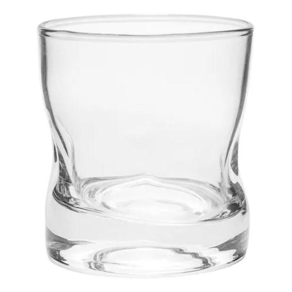 Imagem de Kit 4 Copos Whisky Drink Luxo Vidro Amassadinho Nadir 250ml