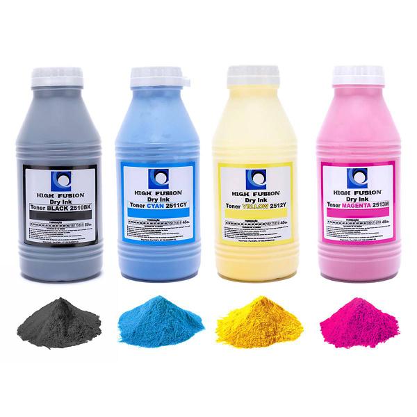 Kit 4 Cores Pó de Toner High Fusion HF2520 HF2521 HF2522 HF2523 Compatível com M175nw M176n M177fw M275 CP1025 CP1020 Imagem de Kit 4 Cores Pó de Toner High Fusion HF2520 HF2521 HF2522 HF2523 Compatível com M175nw M176n M177fw M275 CP1025 CP1020