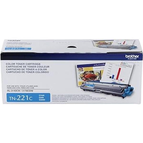 Imagem de Kit 4 Cores Toner Brother TN221 HL3140 9130 B+C+Y+M Original