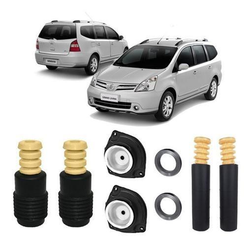 Imagem de Kit 4 Coxim Dianteiro Batente Traseiro Grand Livina 2009 10