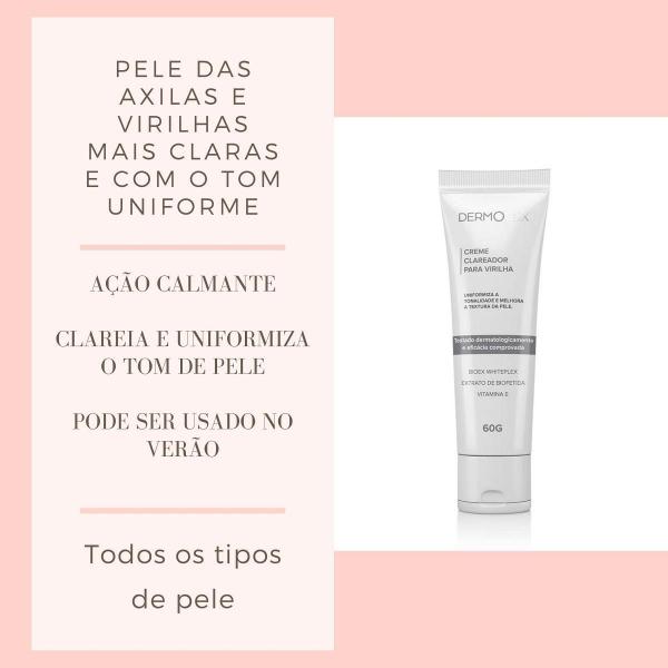 Imagem de Kit 4 Creme Clareador Intimo Para Virilha E Axila Dermosex