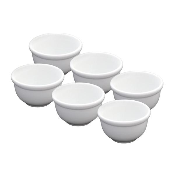 Imagem de Kit 4 Cumbuca Buffet 300 Ml Tigela Restaurante Porcelana