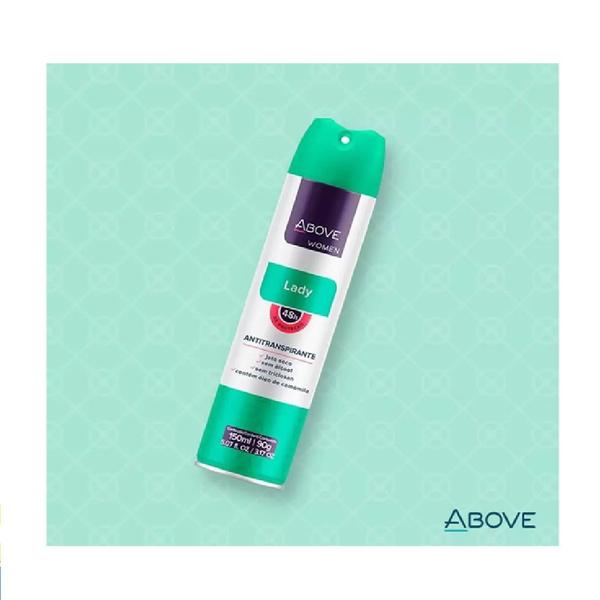 Imagem de Kit 4 Desodorante Above Women Lady 48h 150ml - Above