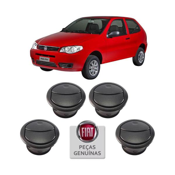 Kit 4 Difusor Ar Palio 2004 Ate 2017 (100213127) - Mopar Imagem de Kit 4 Difusor Ar Palio 2004 Ate 2017 (100213127)
