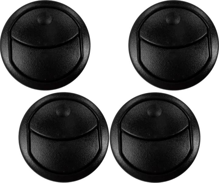 Kit 4 Difusor de Ar Centrais + Laterais Uno 10 a 19 Preto - ZR PLAST Imagem de Kit 4 Difusor de Ar Centrais + Laterais Uno 10 a 19 Preto