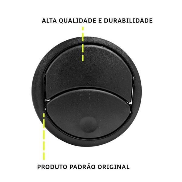 Imagem de Kit 4 Difusor Saída Ar Painel Fiat Uno Vivace 2013 14