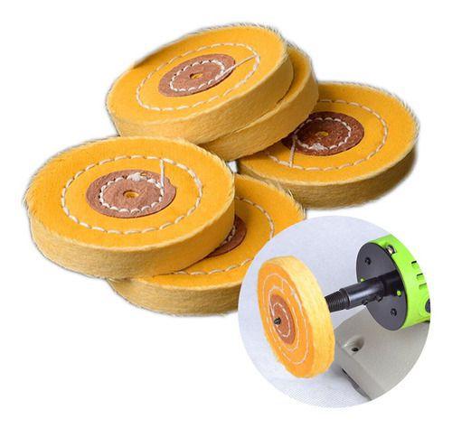 Kit 4 Disco Feltro Polimento limpeza Metal Aço Vidro Furadeira micro retifica - SteelTools Imagem de Kit 4 Disco Feltro Polimento limpeza Metal Aço Vidro Furadeira micro retifica