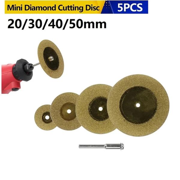 Imagem de Kit 4 Discos Serra Circular Diamantado Para Vidro Metal Cerâmica