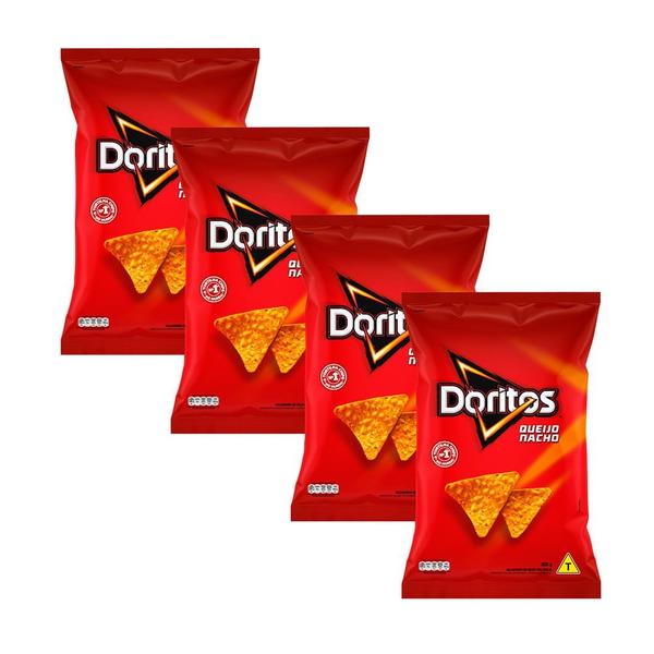 Imagem de Kit 4 Doritos Elma Chips Sabor Queijo Nacho 300g