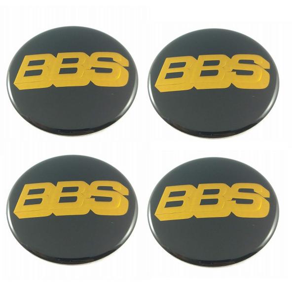 Imagem de Kit 4 Emblema Logo Adesivo Resinado BBS 65mm