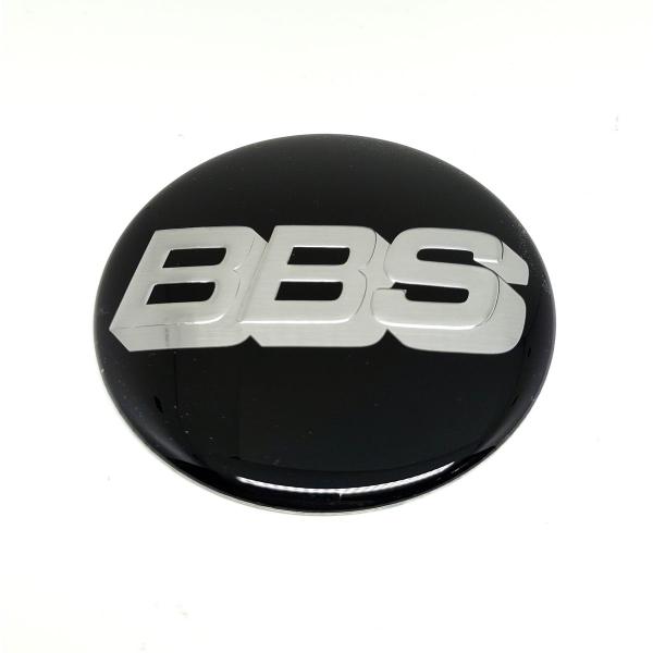 Imagem de Kit 4 Emblema Logo Adesivo Resinado BBS 65mm