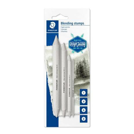 Imagem de Kit 4 Esfuminho Esfumaçador Staedtler Branco