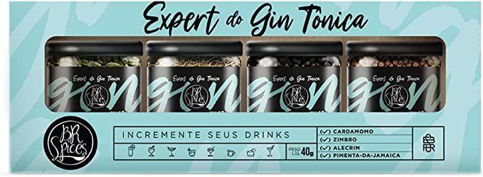 Imagem de Kit 4 Especiarias Expert Do Gin Tônica Br Spices 40g