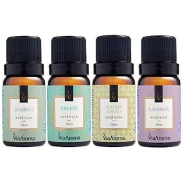 Imagem de Kit 4 Essências mais vendidas Via Aroma 10mL