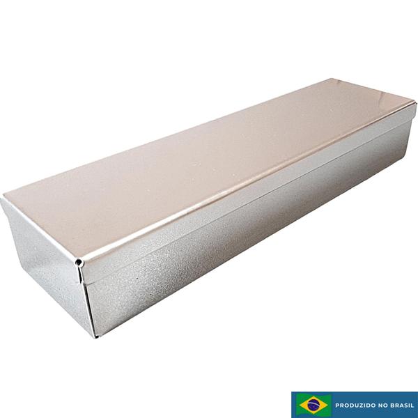Kit 4 Estojos Inox - Para Esterilização Em Estufa 18x5x3cm - MBM Decor / Odontécnica Imagem de Kit 4 Estojos Inox - Para Esterilização Em Estufa 18x5x3cm