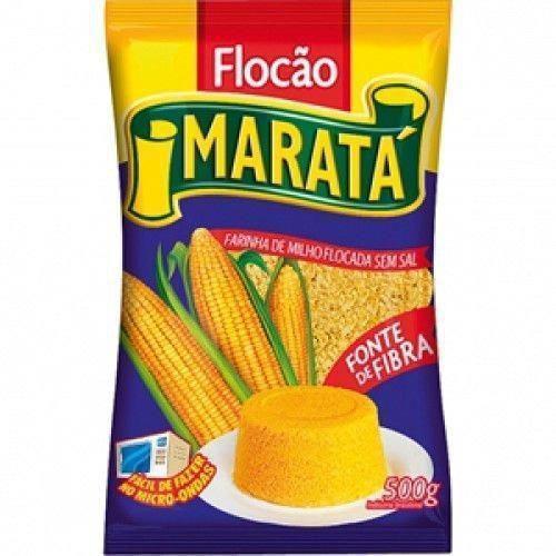 Kit 4 Farinha De Milho Flocao Marata Sem Sal 500G Imagem de Kit 4 Farinha De Milho Flocao Marata Sem Sal 500G