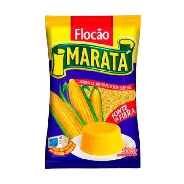 Kit 4 Farinha De Milho Flocao Marata Sem Sal 500G Imagem de Kit 4 Farinha De Milho Flocao Marata Sem Sal 500G