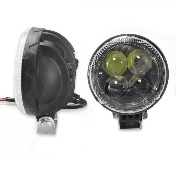 Imagem de Kit 4 Farol De Milha Auxiliar 4 Led Redondo Off-Road Trilha