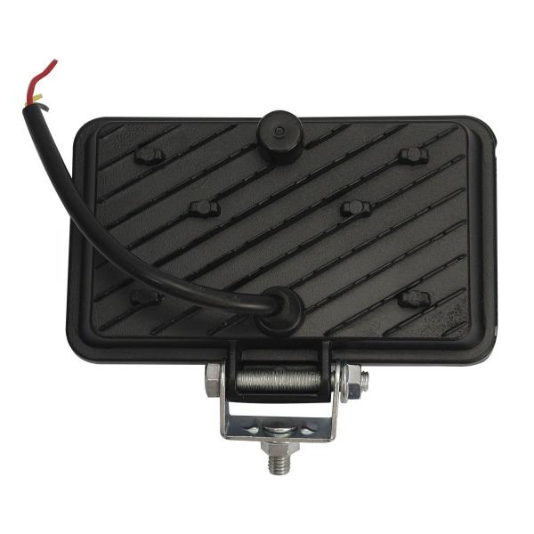 Imagem de  Kit 4 Farolete Milha Led Retangular 90w Trator Carro Jeep Troller Caminhão 12v 24v