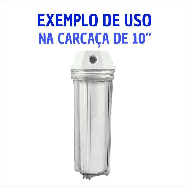 Imagem de Kit 4 Filtro Refil Pou Cavelete Polipropileno Liso 9 3/4 20