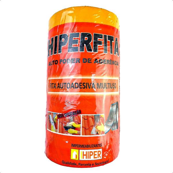 kit 4 Fita Veda Tudo Impermeabilizante Telhado 20cm X 10m - HIPER Imagem de kit 4 Fita Veda Tudo Impermeabilizante Telhado 20cm X 10m