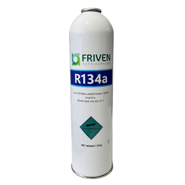 Imagem de Kit 4 Fluido Refrigerante R134a Automotivo Geladeira 750g