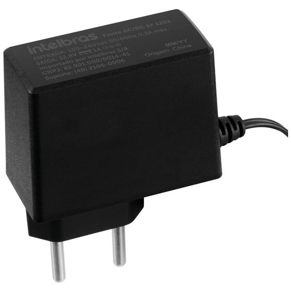 Imagem de Kit 4 Fontes de Alimentação 12V 1A AC/DC EF 1201 L Intelbras