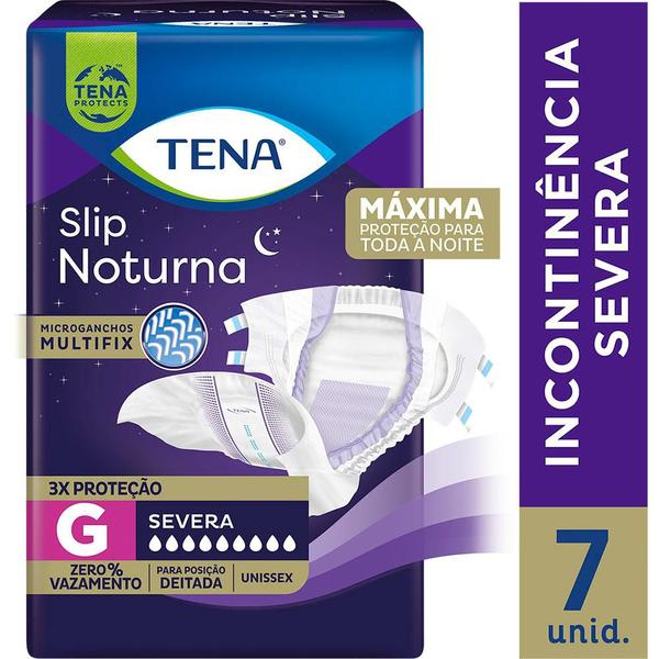 Imagem de Kit 4 Fraldas Geriátricas Tena Noturna G 28 unidades